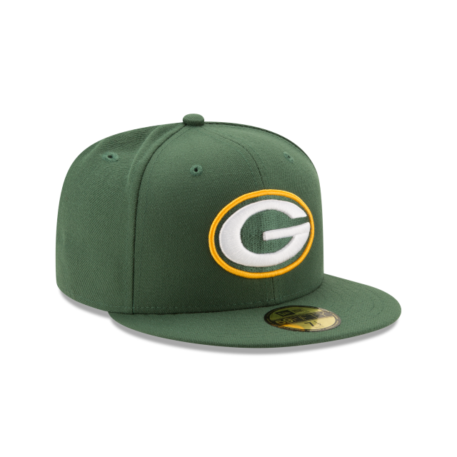 Green Bay Packers NFL New Era Men's Green 59Fifty Team Basic Fitted Hat