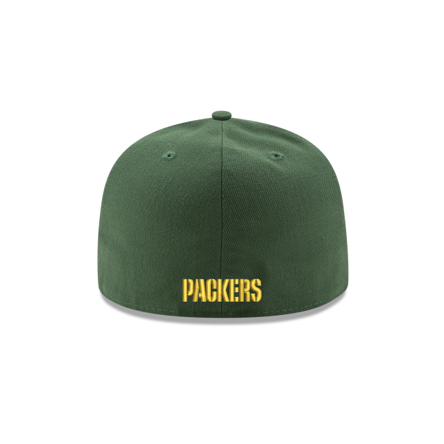 Green Bay Packers NFL New Era Casquette ajustée verte 59Fifty Team Basic pour hommes