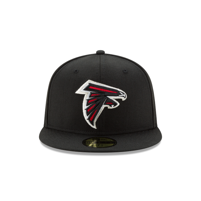 Atlanta Falcons NFL New Era Casquette ajustée noire 59Fifty Team Basic pour hommes