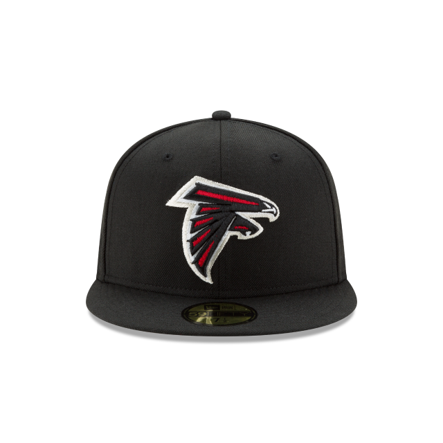 Atlanta Falcons NFL New Era Men's Black 59Fifty Team Basic Fitted Hat