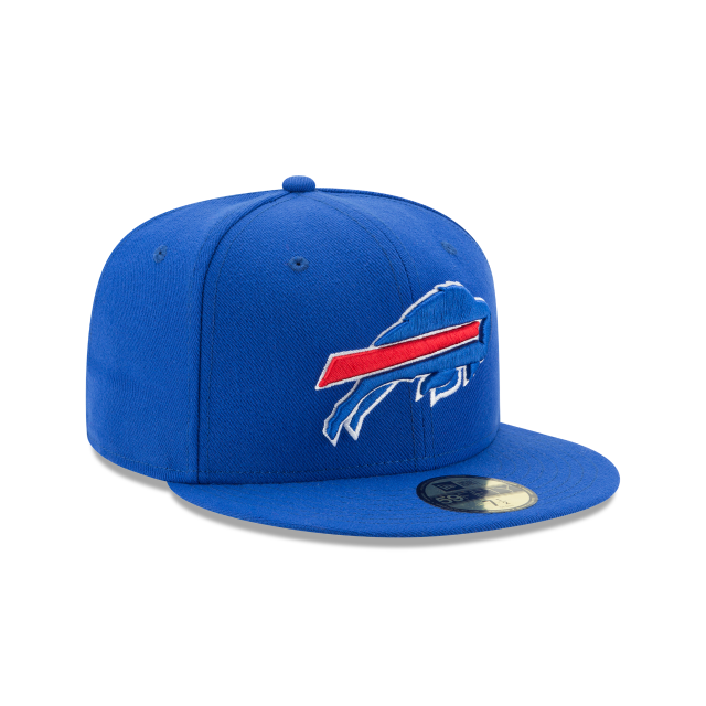 Buffalo Bills NFL New Era Men's Majestic Blue 59Fifty Team Basic Fitted Hat