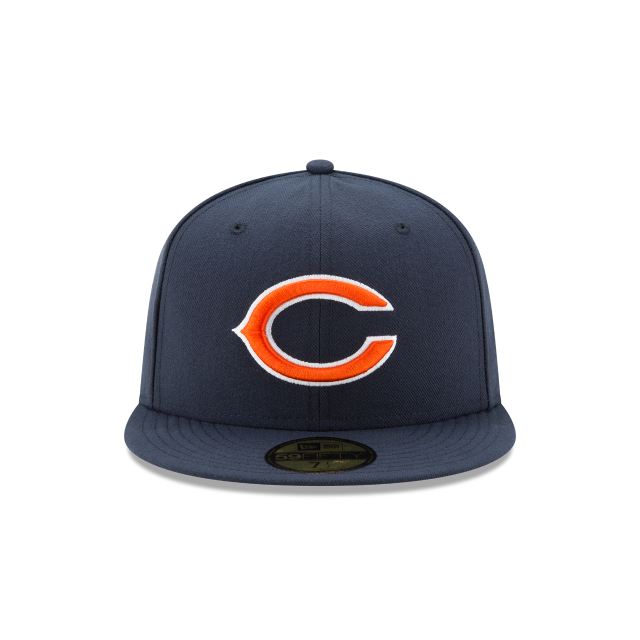 Chicago Bears NFL New Era Men's Navy 59Fifty Team Basic Fitted Hat