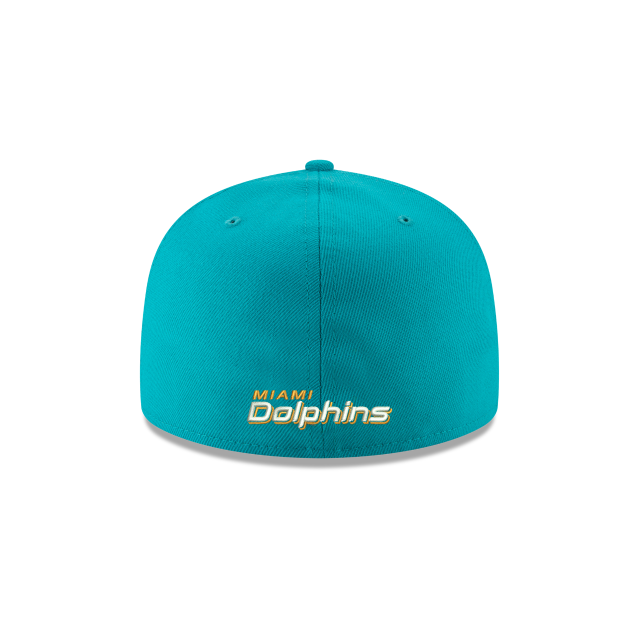 Miami Dolphins NFL New Era Teal Breeze 59Fifty Team Casquette ajustée de base pour hommes