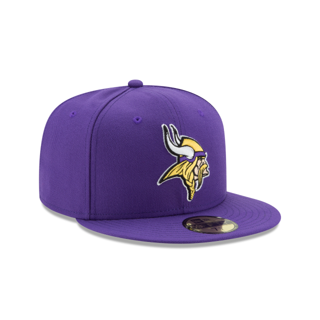 Minnesota Vikings NFL New Era Men's True Purple 59Fifty Team Basic Fitted Hat