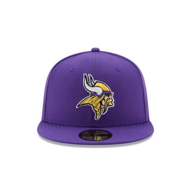 Minnesota Vikings NFL New Era Men's True Purple 59Fifty Team Basic Fitted Hat