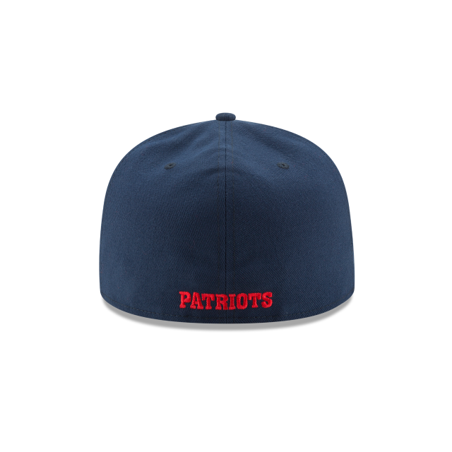 New England Patriots NFL New Era Casquette ajustée avec logo classique bleu océan 59Fifty pour hommes