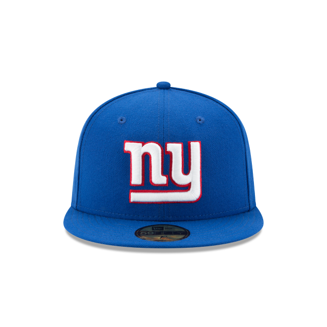 New York Giants NFL New Era Men's Calming Blue 59Fifty Team Basic Fitted Hat