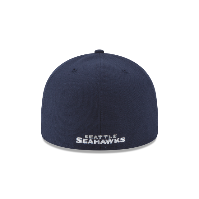 Seattle Seahawks NFL New Era Casquette ajustée de base bleu océan 59Fifty Team pour hommes