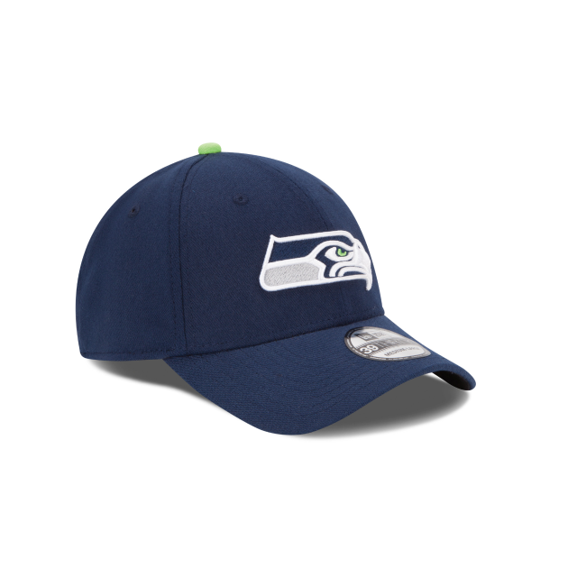 Seattle Seahawks NFL New Era Men's Oceanside Blue 39Thirty Team Classic Stretch Fit Hat