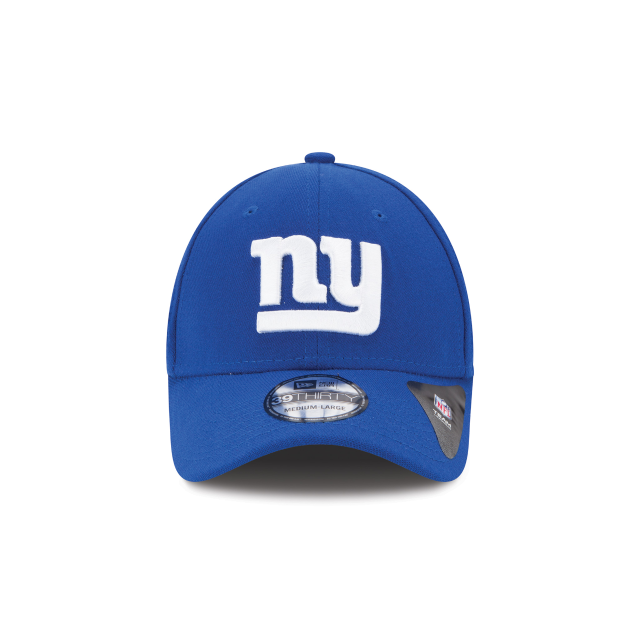 New York Giants NFL New Era Men's Calming Blue 39Thirty Team Classic Stretch Fit Hat