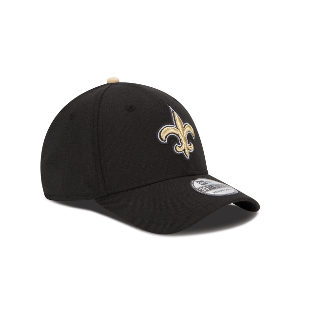 Casquette extensible classique noire 39Thirty Team New Orleans Saints NFL New Era pour hommes