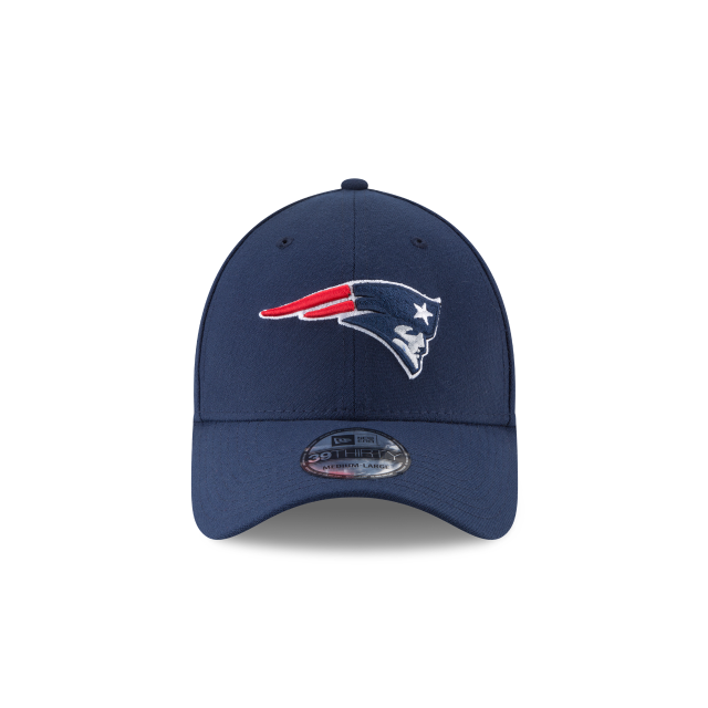 New England Patriots NFL New Era Men's Oceanside Blue 39Thirty Team Classic Stretch Fit Hat