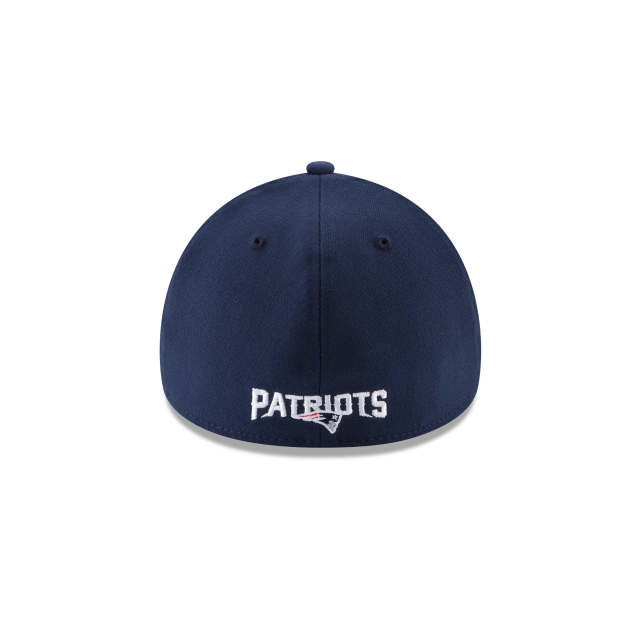 New England Patriots NFL New Era pour hommes Oceanside Blue 39Thirty Team Classic Stretch Fit Casquette