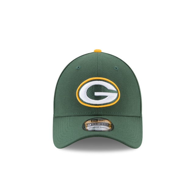 Green Bay Packers NFL New Era Men's Cilantro Green 39Thirty Team Classic Stretch Fit Hat