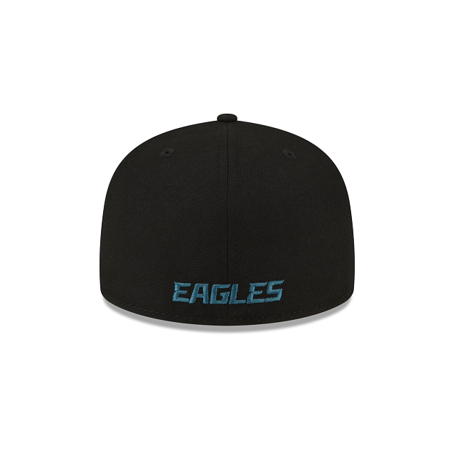 Philadelphia Eagles NFL New Era Casquette ajustée noire 59Fifty Team Basic pour hommes