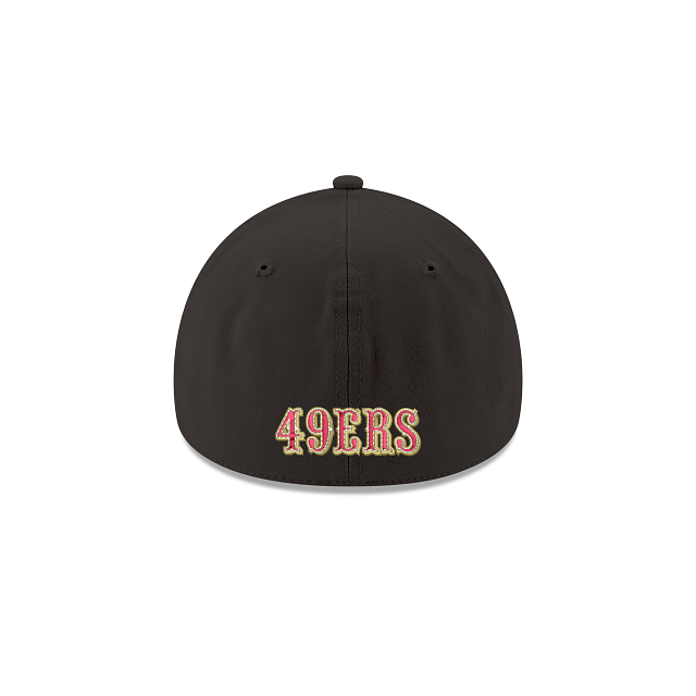 San Francisco 49ers NFL New Era Men's Black 39Thirty Team Classic Stretch Fit Hat