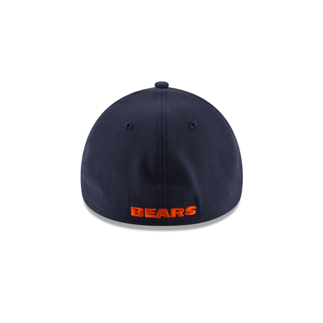 Chicago Bears NFL New Era Men's Navy 39Thirty Team Classic Stretch Fit Hat