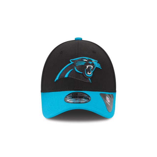 Casquette extensible classique Carolina Panthers NFL New Era pour hommes, bleu sarcelle, 39Thirty Team