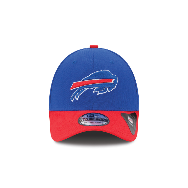 Buffalo Bills NFL New Era Casquette extensible classique pour hommes, bleu royal/rouge 39Thirty Team