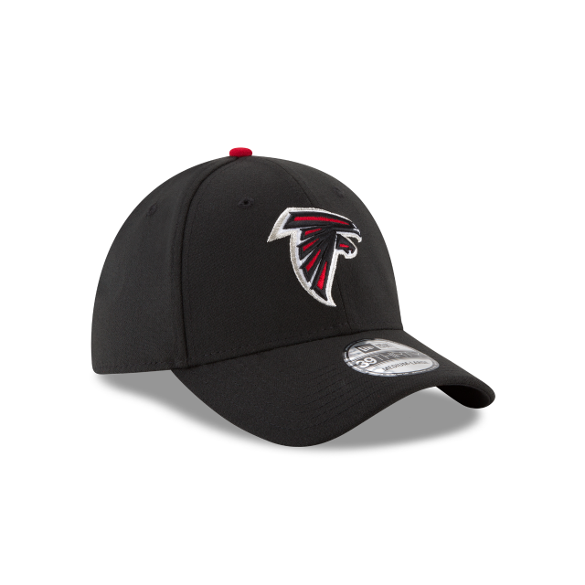 Atlanta Falcons NFL New Era Casquette noire 39Thirty Team Classic Stretch Fit pour hommes