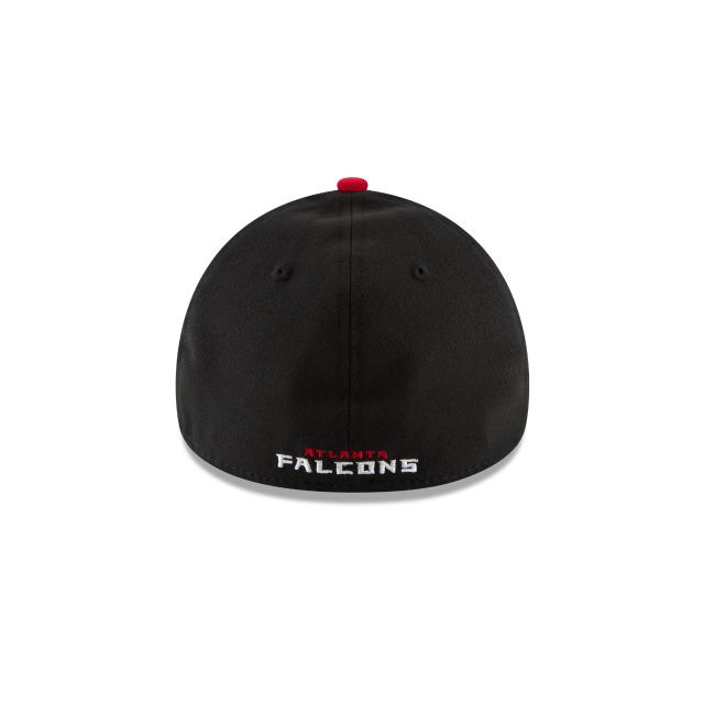 Atlanta Falcons NFL New Era Casquette noire 39Thirty Team Classic Stretch Fit pour hommes