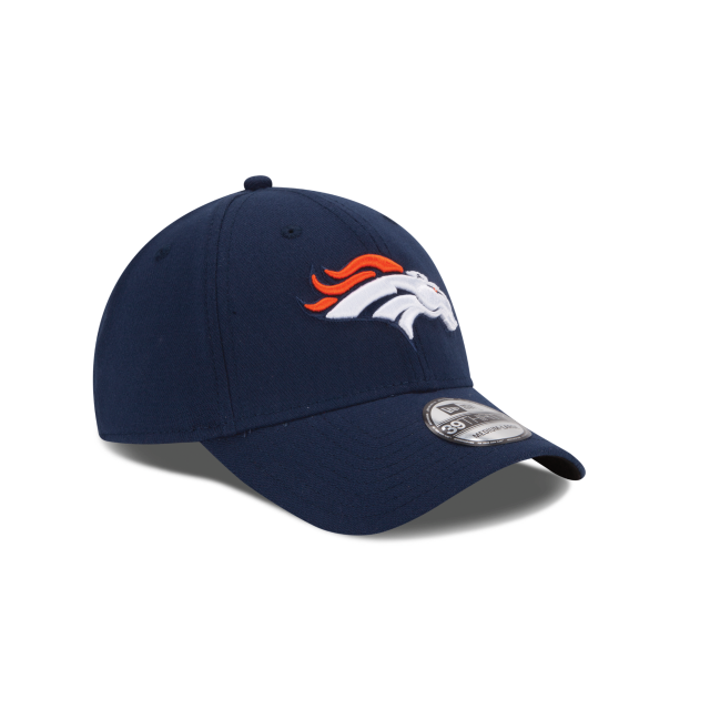 Denver Broncos NFL New Era Men's Oceanside Blue 39Thirty Team Classic Stretch Fit Hat