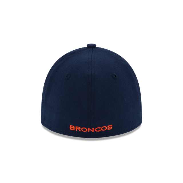 Denver Broncos NFL New Era Men's Oceanside Blue 39Thirty Team Classic Stretch Fit Hat