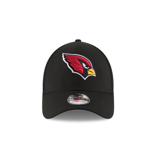 Arizona Cardinals NFL New Era Men's Black 39Thirty Team Classic Stretch Fit Hat