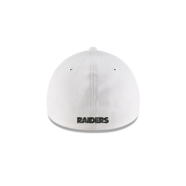 Casquette extensible classique blanche 39Thirty Team Las Vegas Raiders NFL New Era pour hommes