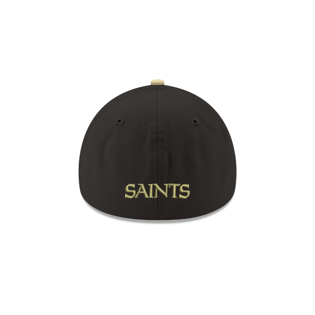 Casquette extensible classique New Orleans Saints NFL New Era pour hommes, noir/or 39Thirty Team