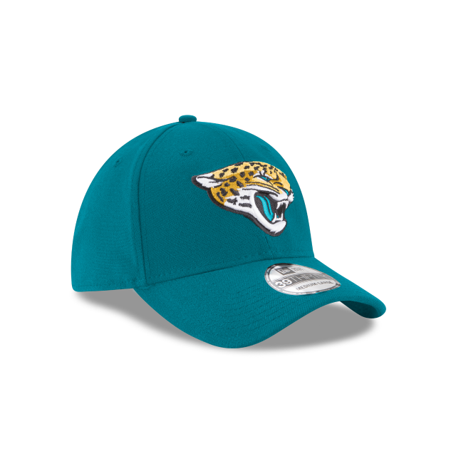 Jacksonville Jaguars NFL New Era Men's Teal 39Thirty Team Classic Stretch Fit Hat