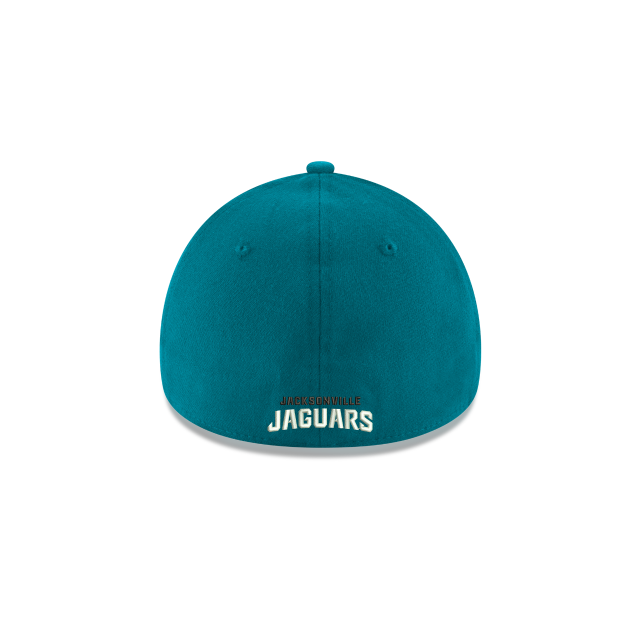 Jacksonville Jaguars NFL New Era Men's Teal 39Thirty Team Classic Stretch Fit Hat