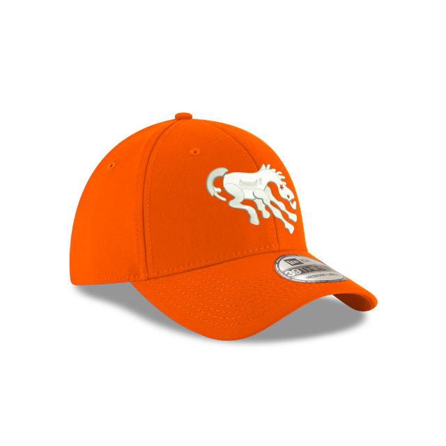 Denver Broncos NFL New Era Men's Orange 39Thirty Team Classic Alternate Stretch Fit Hat