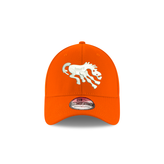 Denver Broncos NFL New Era Men's Orange 39Thirty Team Classic Alternate Stretch Fit Hat