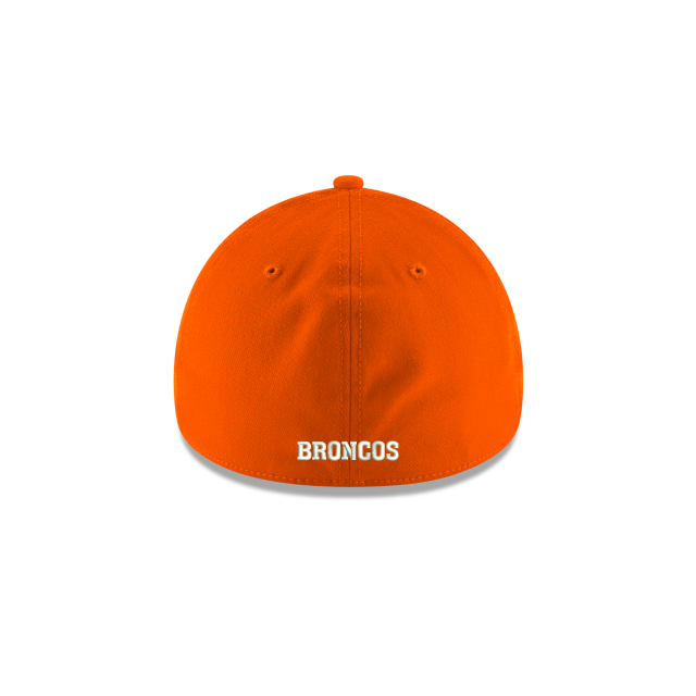 Denver Broncos NFL New Era Men's Orange 39Thirty Team Classic Alternate Stretch Fit Hat