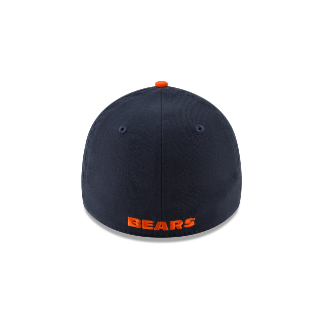 Chicago Bears NFL New Era Men's Navy/Orange 39Thirty Team Classic Stretch Fit Hat