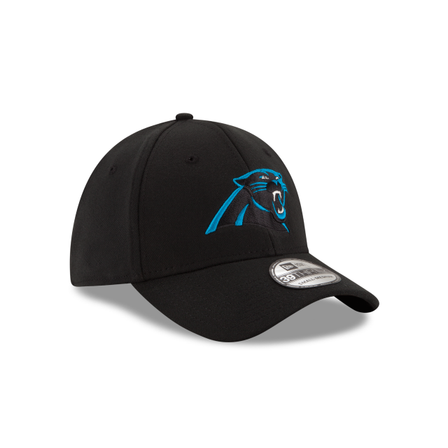 Carolina Panthers NFL New Era Men's Black 39Thirty Team Classic Stretch Fit Hat