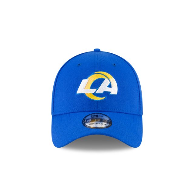 Los Angeles Rams NFL New Era Men's Blue 39Thirty Team Classic Stretch Fit Hat