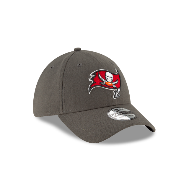 Tampa Bay Buccaneers NFL New Era Men's Grey 39Thirty Team Classic Stretch Fit Hat