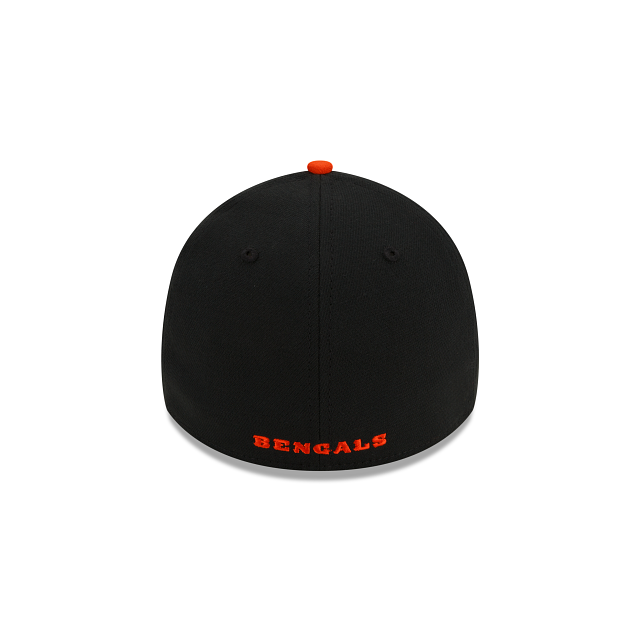 Casquette extensible classique noire 39Thirty Team New Era des Bengals de Cincinnati NFL pour hommes