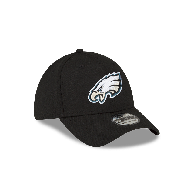 Philadelphia Eagles NFL New Era Casquette noire 39Thirty Team Classic Stretch Fit pour hommes