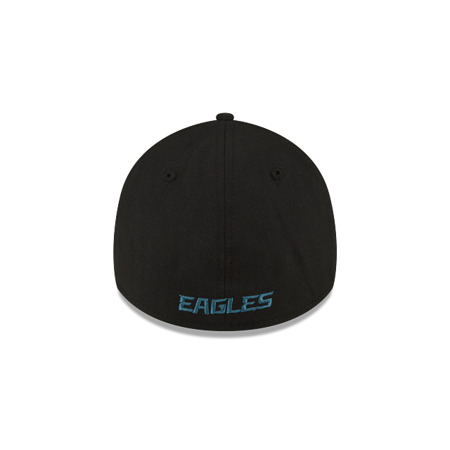 Philadelphia Eagles NFL New Era Men's Black 39Thirty Team Classic Stretch Fit Hat