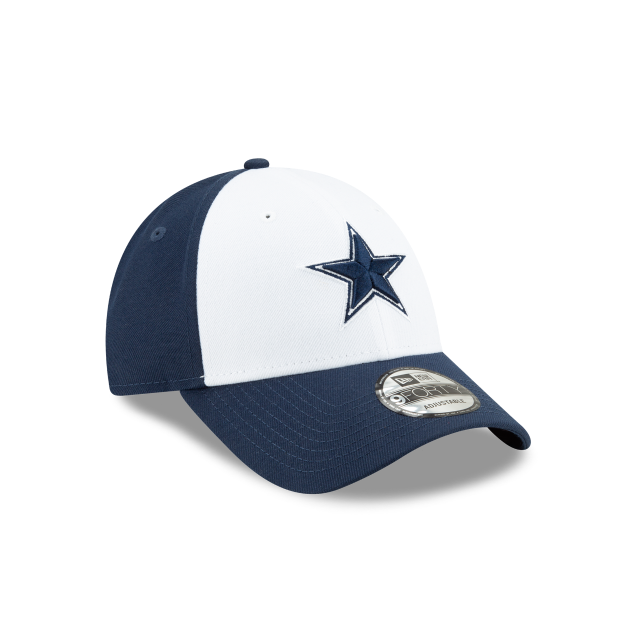 Dallas Cowboys NFL New Era Casquette réglable bleu marine/blanc 9Forty The League pour hommes