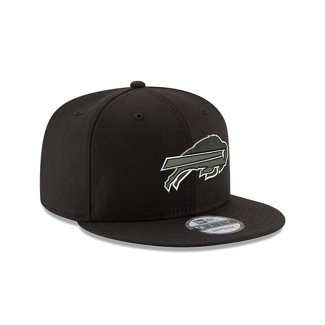 Buffalo Bills NFL New Era Men's Black White 9Fifty Basic Snapback