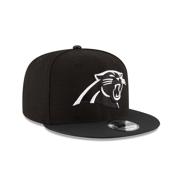 Carolina Panthers NFL New Era Casquette Snapback 9Fifty Basic Noir Blanc pour Homme