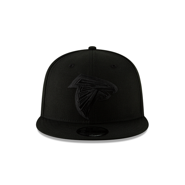 Atlanta Falcons NFL New Era Men's Black On Black 9Fifty Basic Snapback