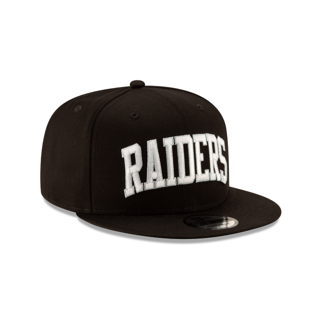 Oakland Raiders NFL New Era Men's Black 9Fifty Arched Basic Snapback