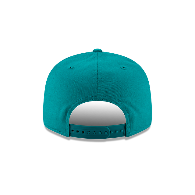 Miami Dolphins NFL New Era Teal Breeze 9Fifty Classic Logo Basic Snapback pour hommes