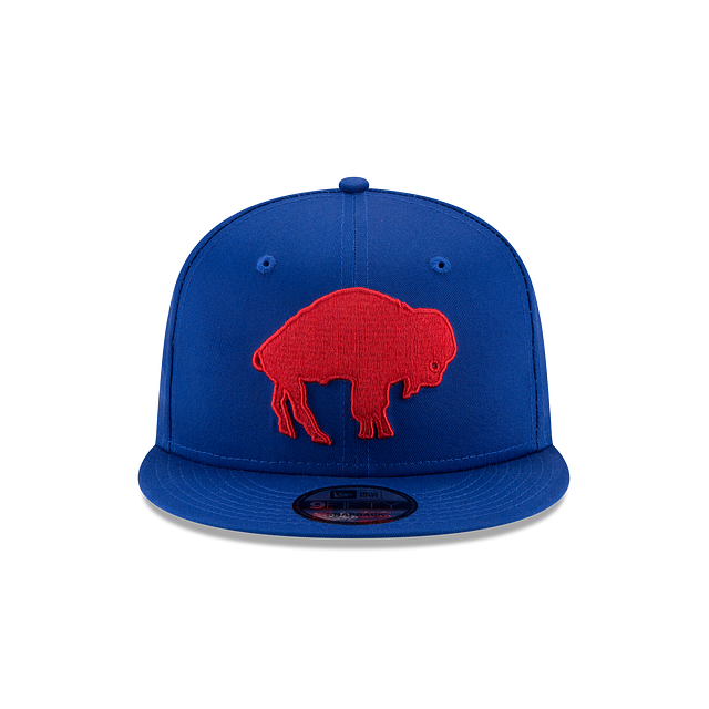 Buffalo Bills NFL New Era Majestic Blue 9Fifty Classic Logo Basic Snapback pour hommes