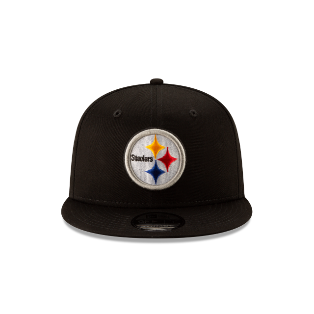 Pittsburgh Steelers NFL New Era Snapback 9Fifty Basic noir pour hommes